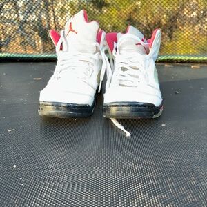 Nike Kids Shoes White and Pink